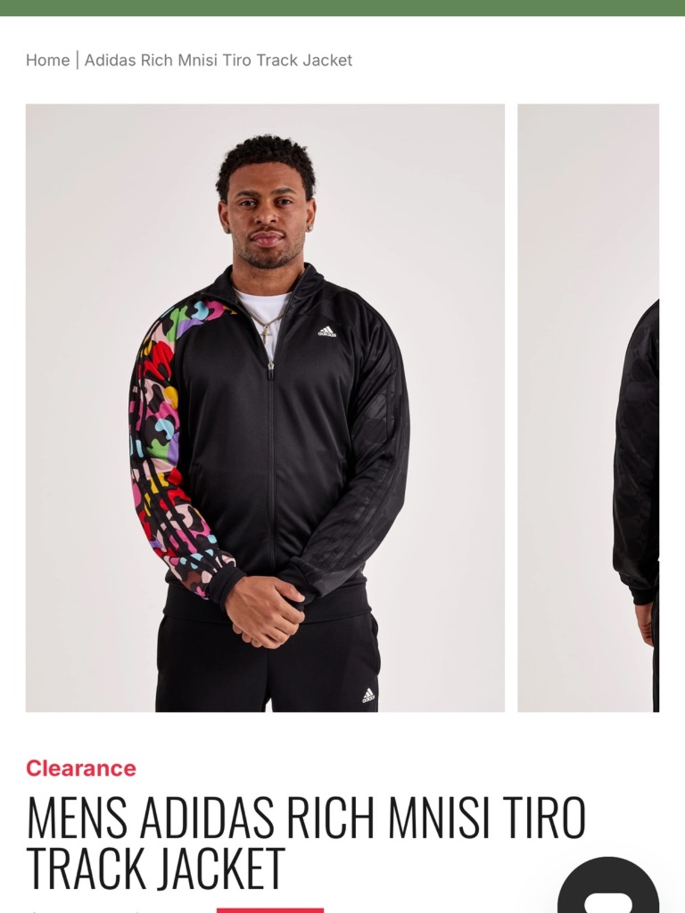 Adidas Rich Mnisi track jacket size XL